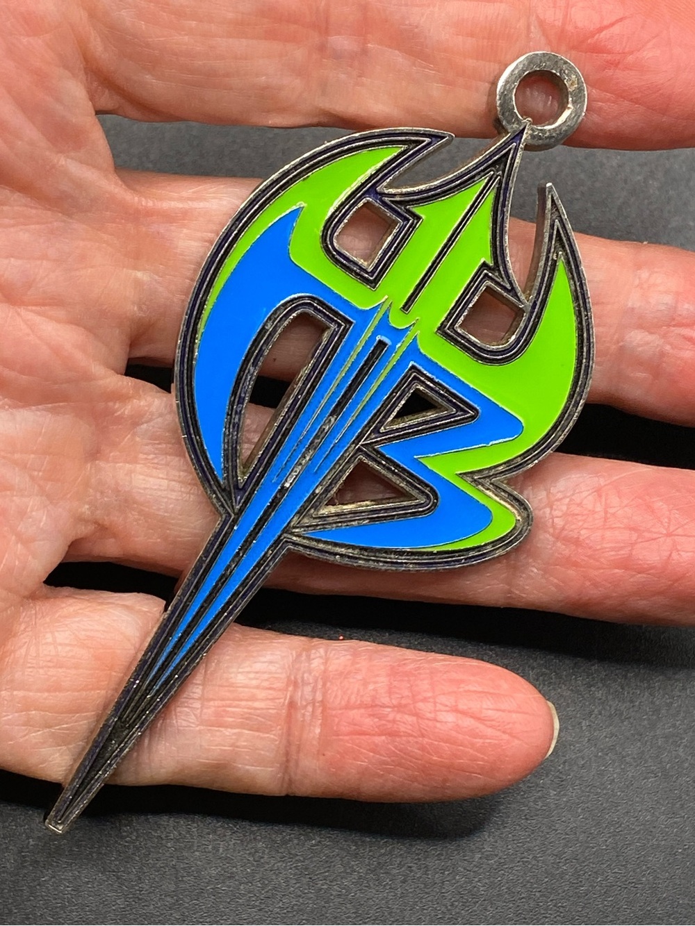 WWE Hardy Boyz Pendant Necklace Authentic WWE Matt & Jeff Hardy 2009 No Chain